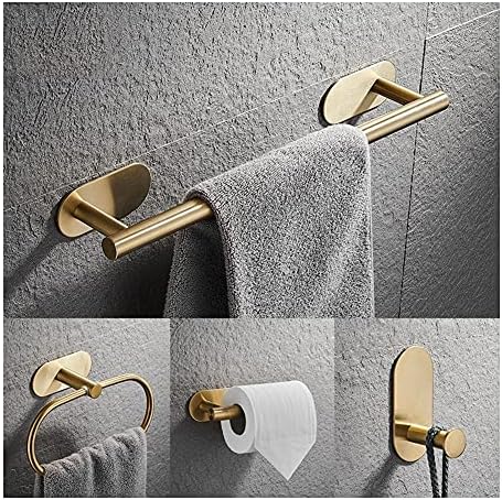Sturdy Gold Towel Rack