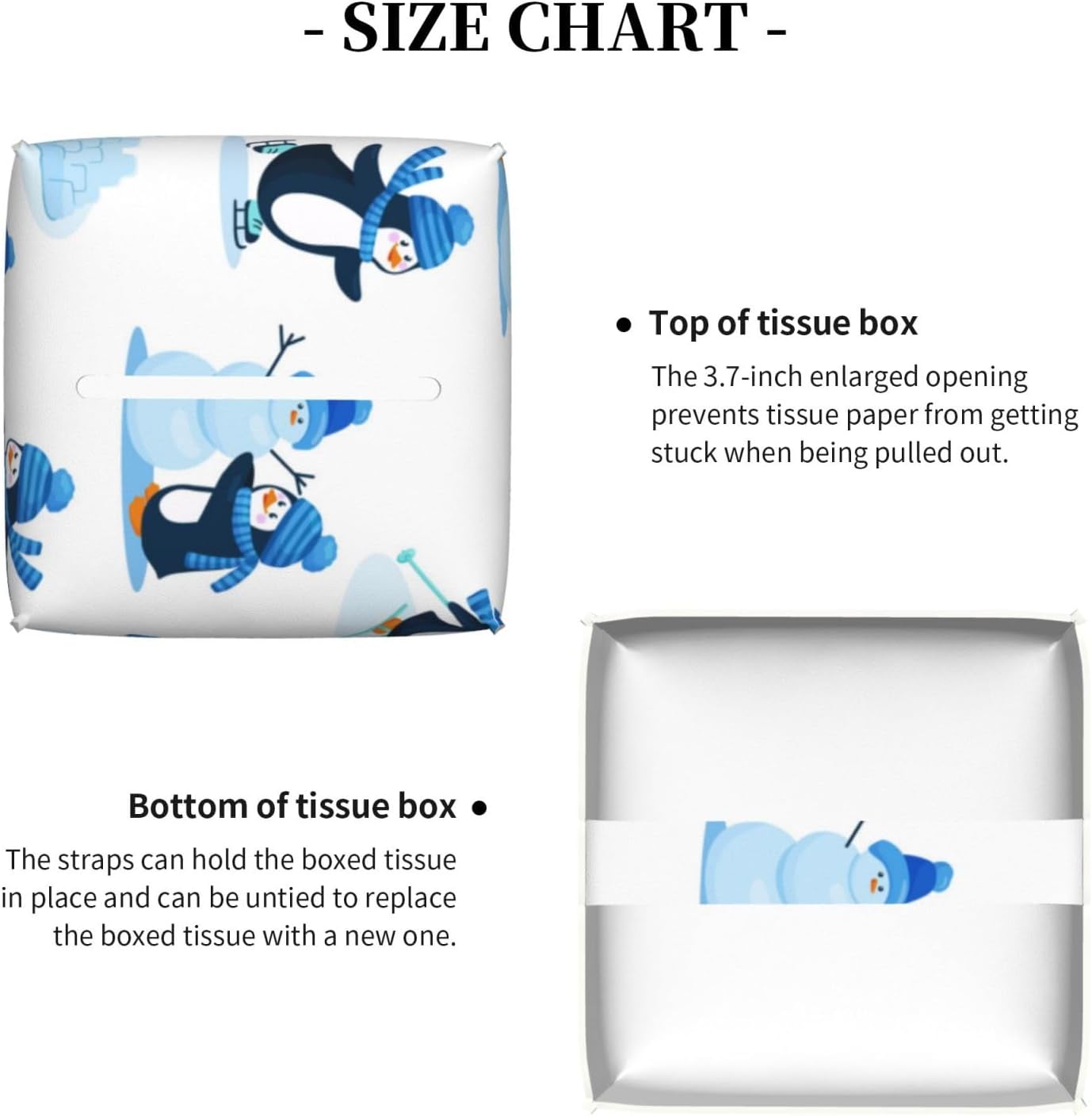 Premium Leather Tissue Box Holder for Home Away Holiday Gift Modern Design Today