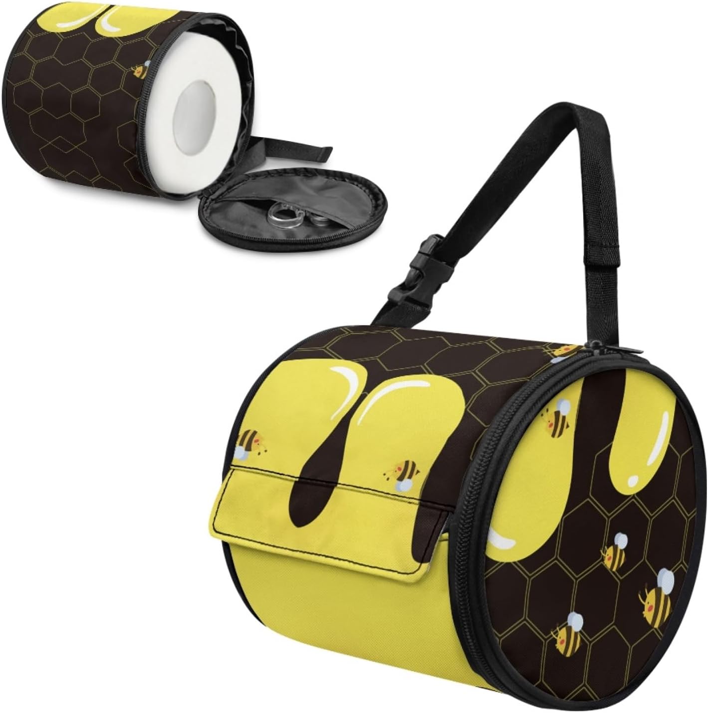 Get Safe Durable GLENLCWE Bee Honey Toilet Paper Holder for Your Home Gift