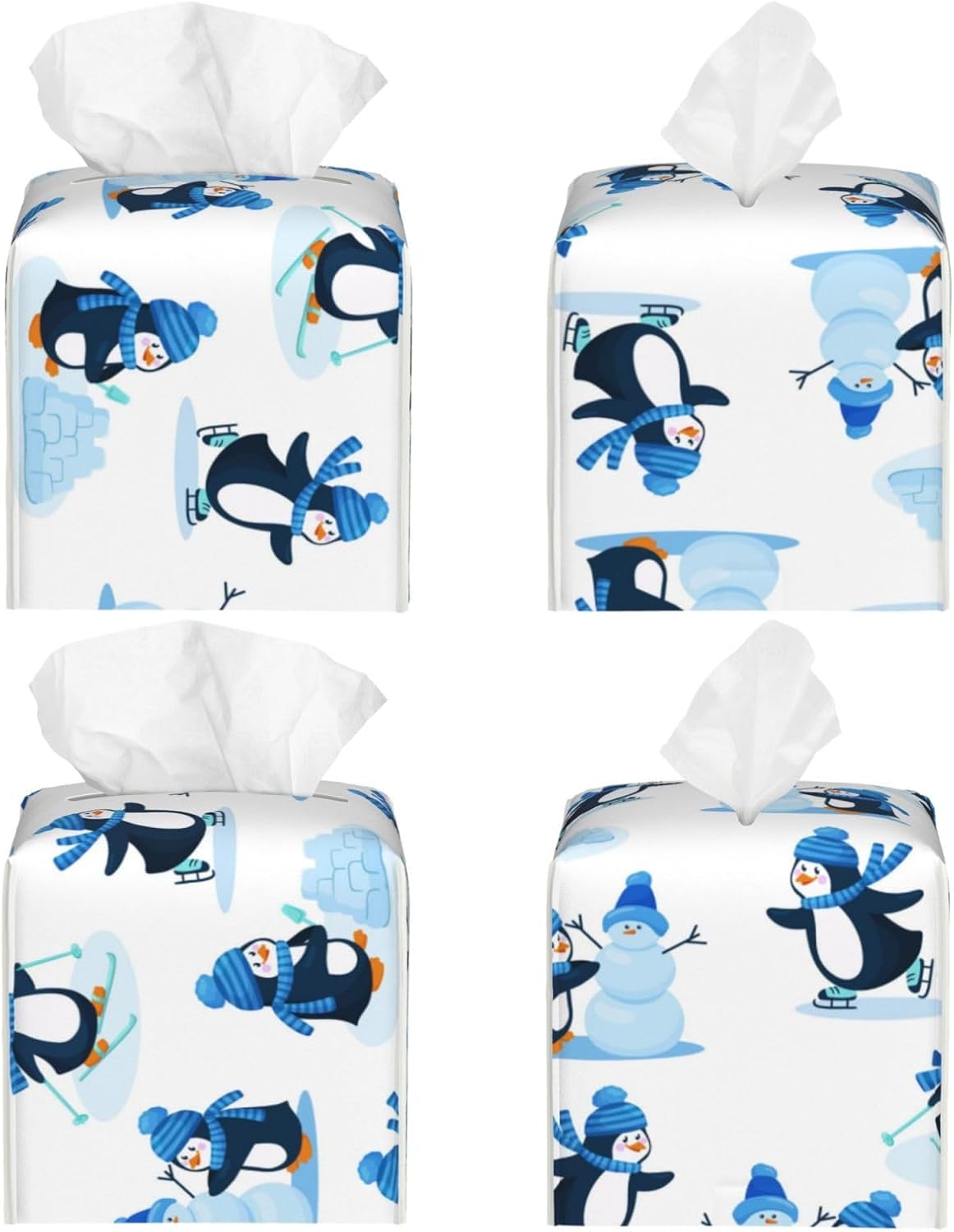 Premium Leather Tissue Box Holder for Home Away Holiday Gift Modern Design Today