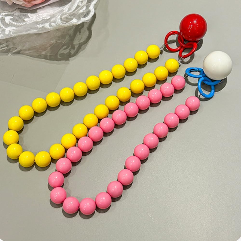 ELEFOCUS Dopamine Rose-Beaded Punch-Free Toilet Paper Holder Wall-Mounted Bathroom Organizer Pink