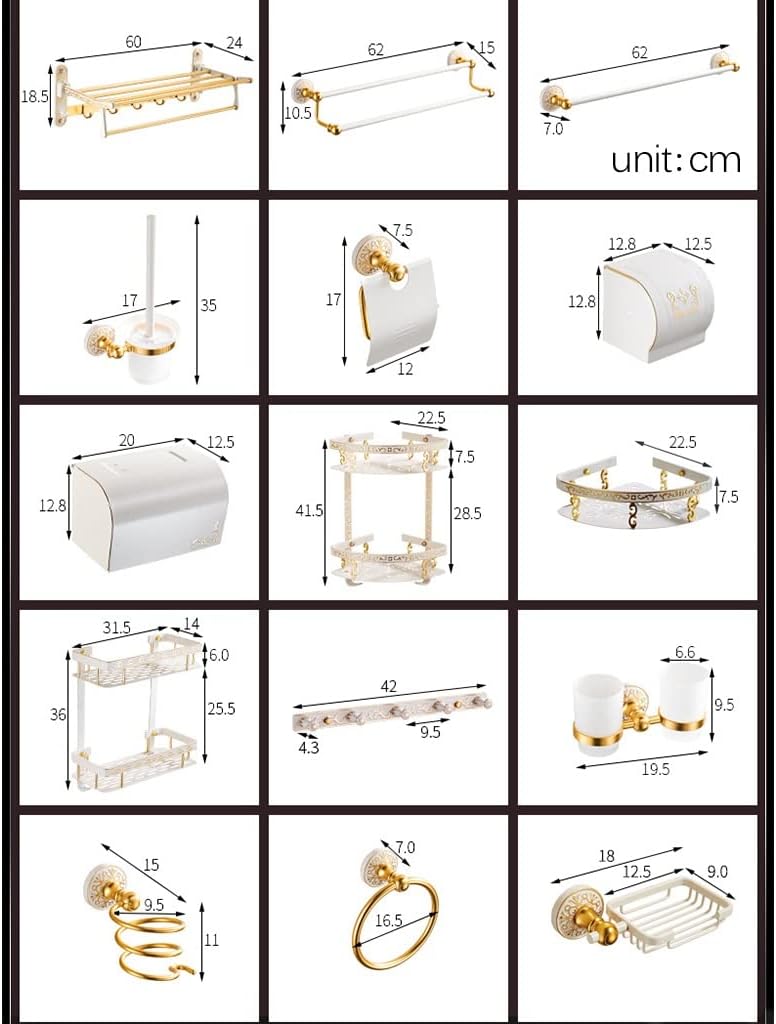 AnnBKA Towel Rack Set Stylish Space-Saving Bathroom Accessory for Functional Design