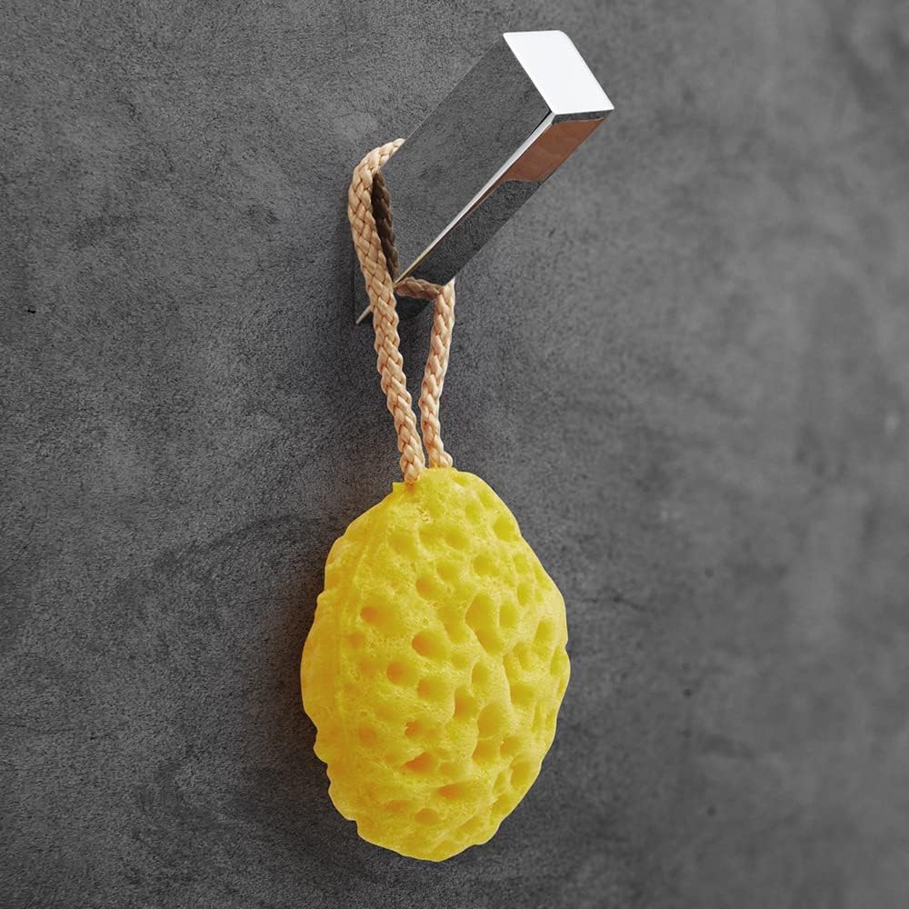 NIN_metric row Chrome Stainless Steel Towel Hooks Set for Bathroom Living Room