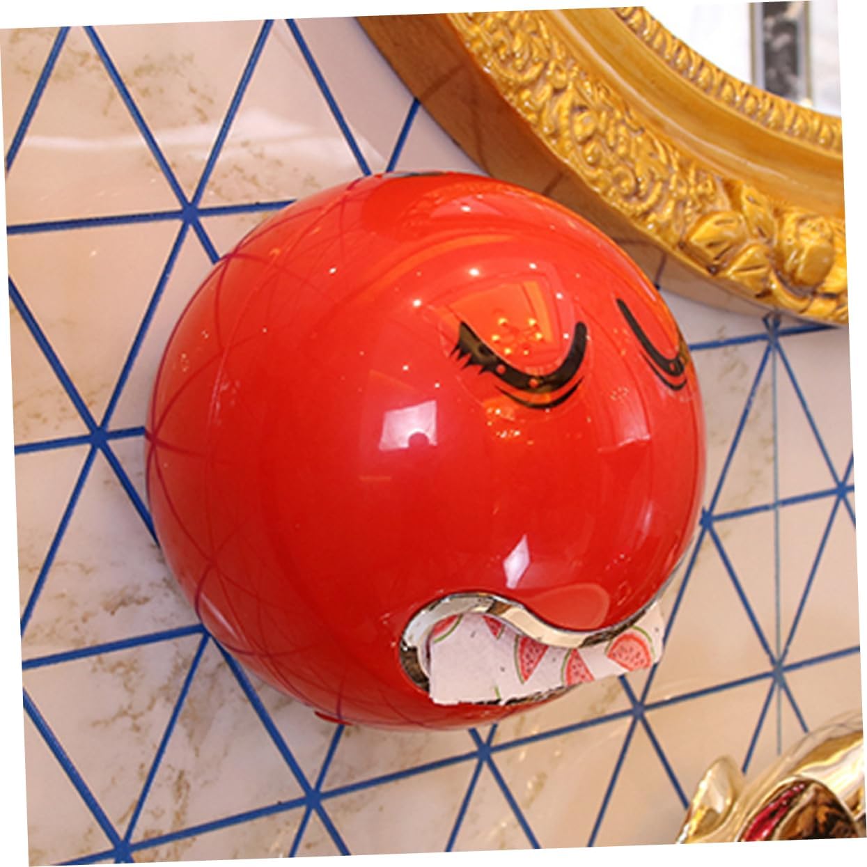FELTECHELECTR - Toilet Paper Holder Funny Cartoon Design for Bathroom Easy Installation