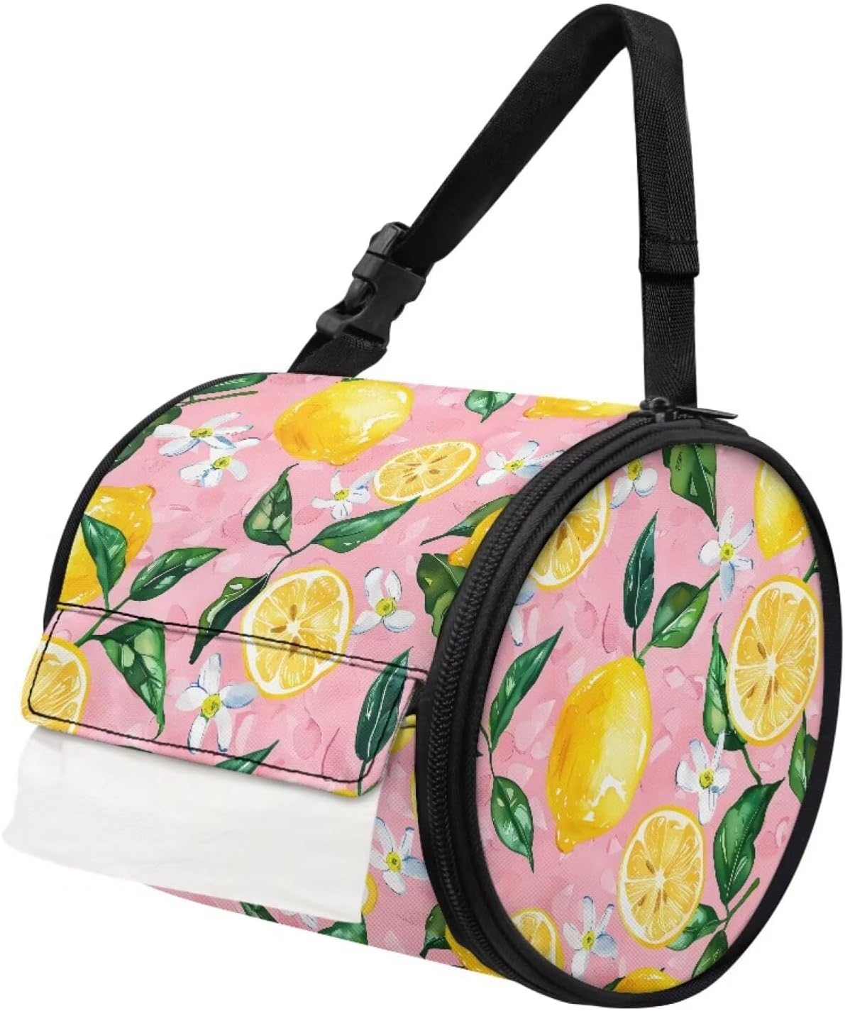 KUIFORTI Lemon Toilet Paper Protector - Portable Toilet Paper Holder for Cats Travel Camping