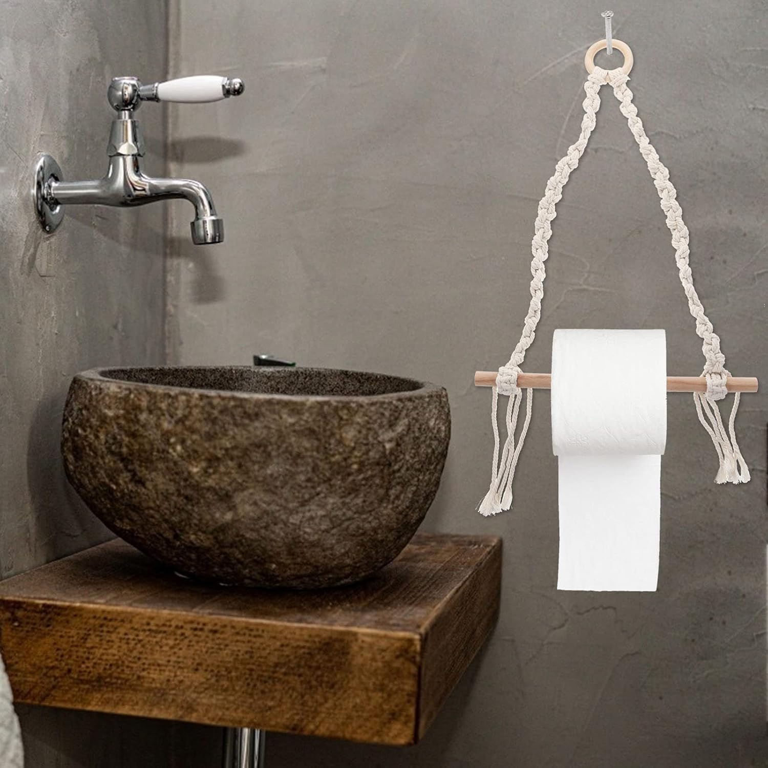 Vibrant Wall-Mounted Toilet Paper Holder By jojofuny Modern Home Decor Retro Style