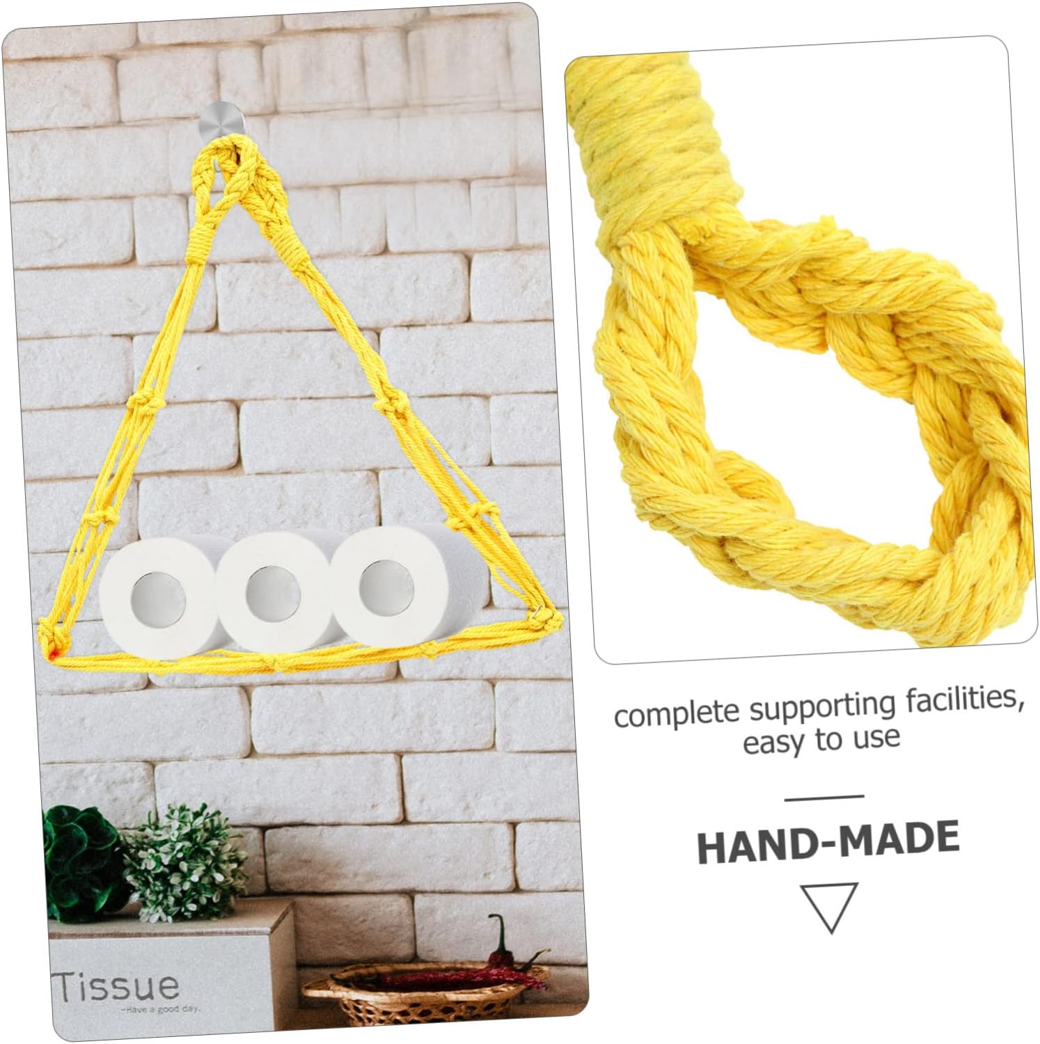 Gadpiparty 2-Piece Wall-Mounted Paper Towel Holder Stylish Storage for Bathroom Kitchen