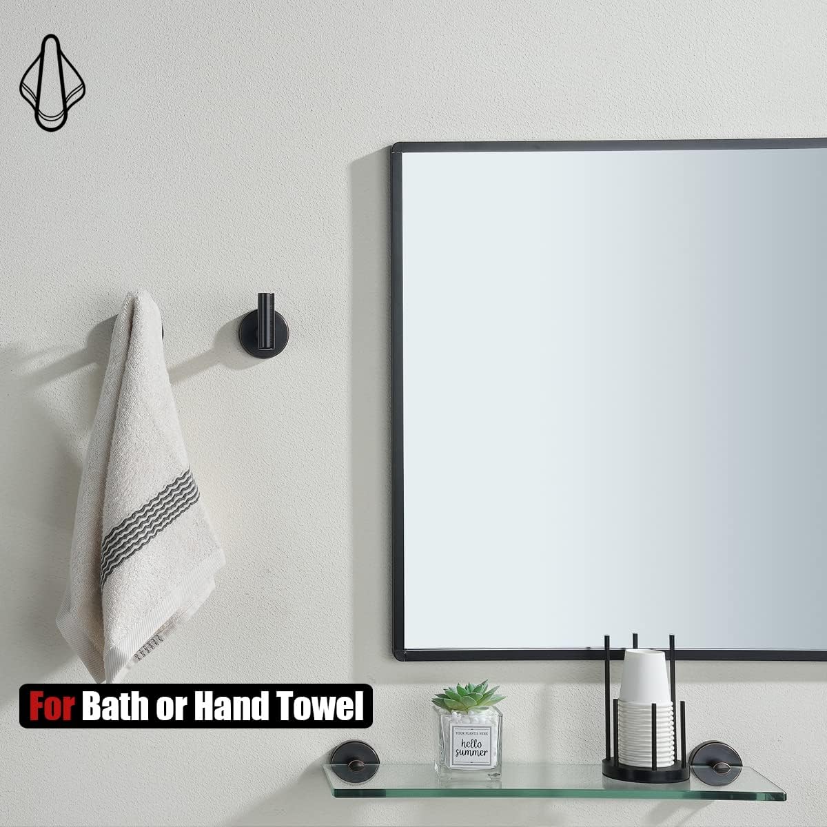 Sturdy 304 Stainless Steel Towel Hook with Oil Rubbed Bronze Finish Pack of 4 for Bathroom Kitchen Garage and More