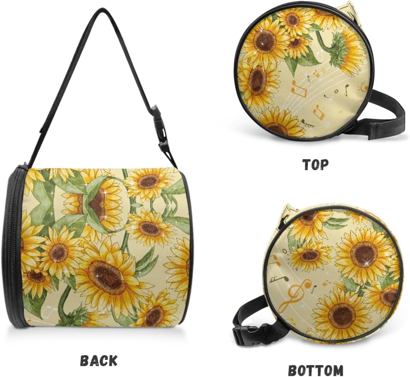 Vintage Sunflower Toilet Paper Holder on a Hook for the Bathroom