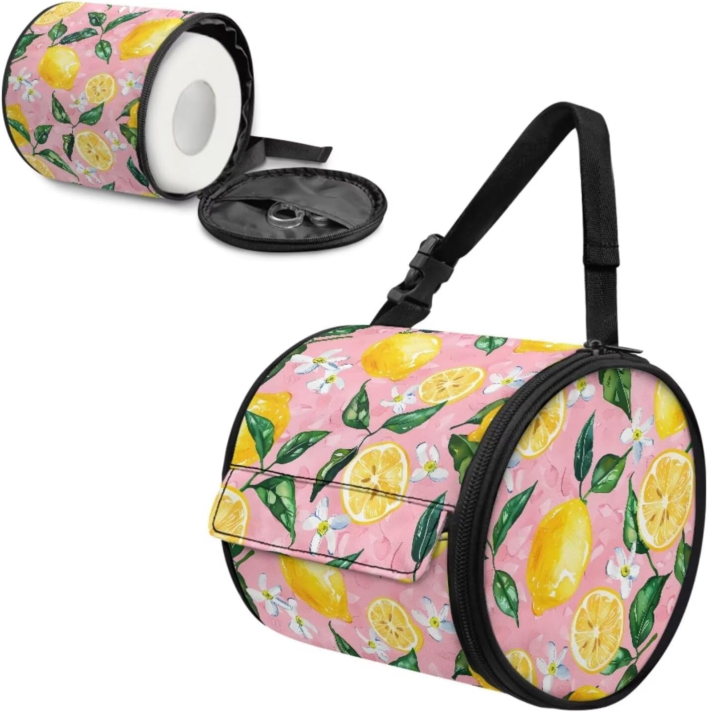 KUIFORTI Lemon Toilet Paper Protector - Portable Toilet Paper Holder for Cats Travel Camping