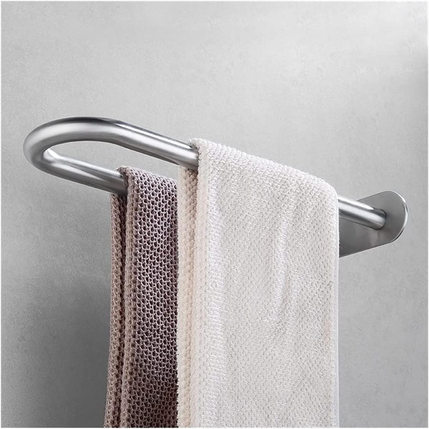 Sturdy Double Towel Holder Stainless Steel Towel Rail for Bathroom Kitchen Bedroom Cabinet wall-Mounted Towel Bar
