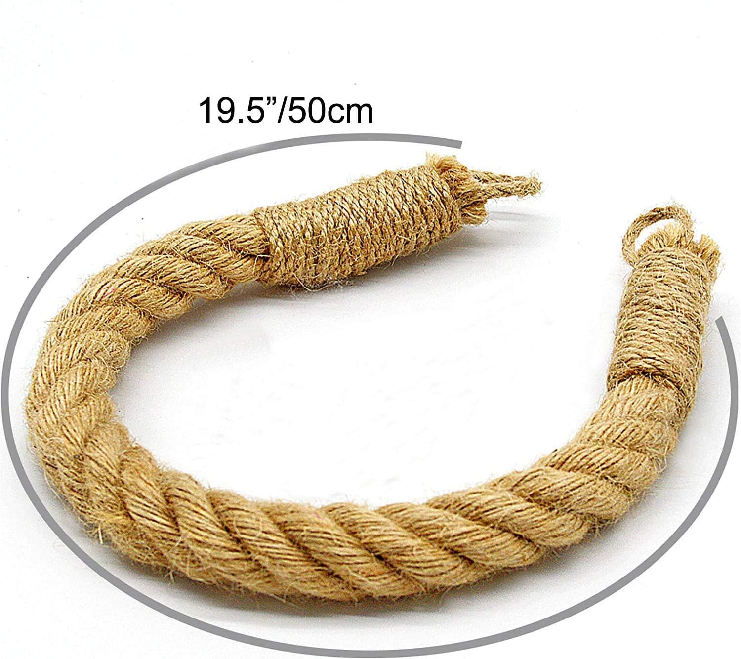 Vibrant Nautical Overview Beachroom Decor toilet paper holder anchored wall mount burlap jute rope holder