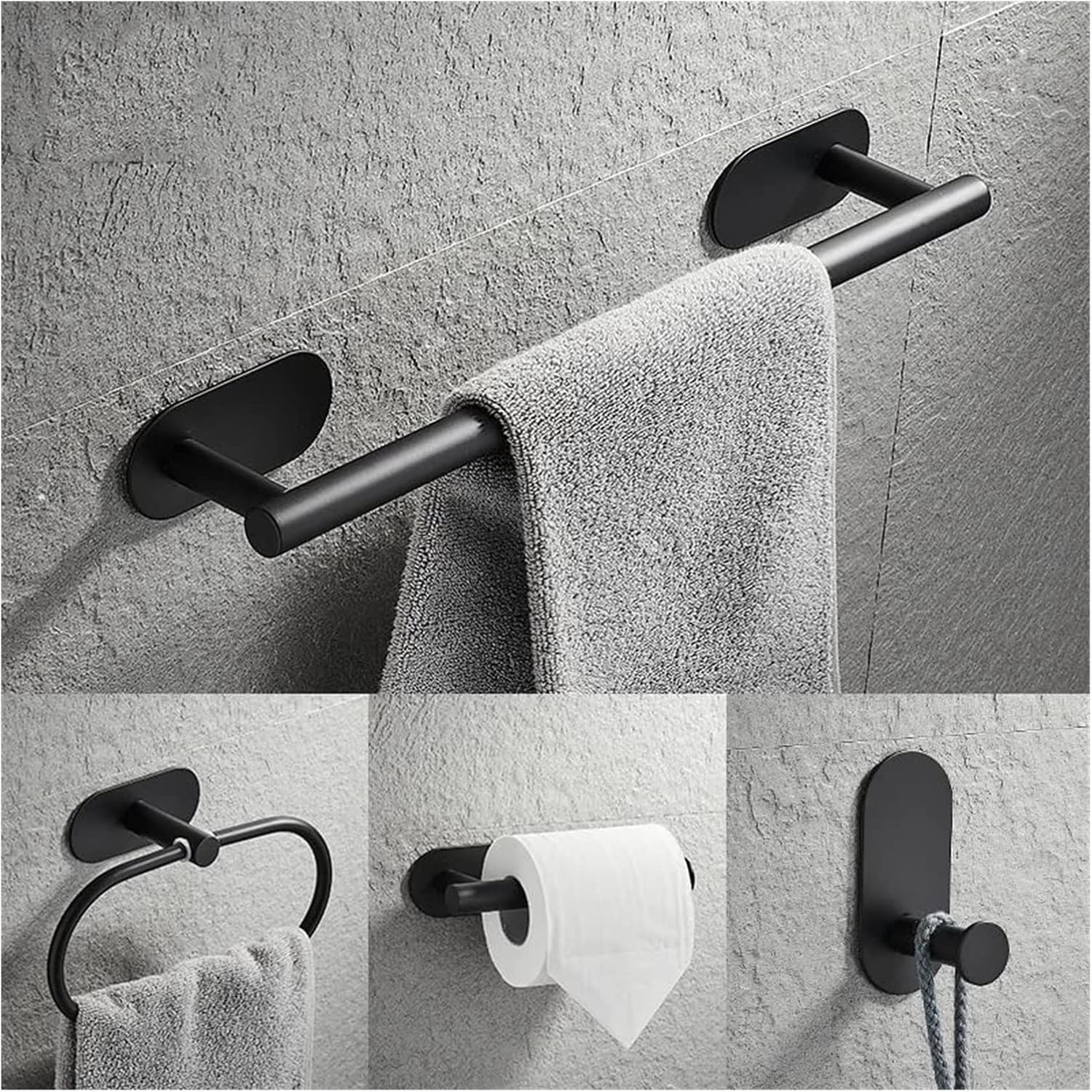 Choice Space Saver Towel Rail Christmas Reindeer Style 3D Towel Bar Durable Bathroom Hardware Set