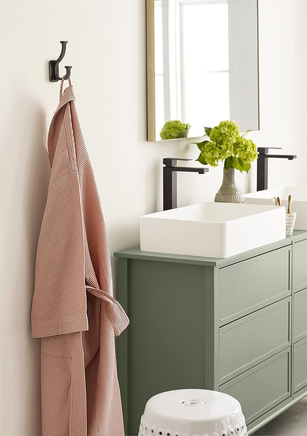 Stylish Decorative Wall Hook Amerock H37007ORB Oil Rubbed Bronze Bathroom Closet