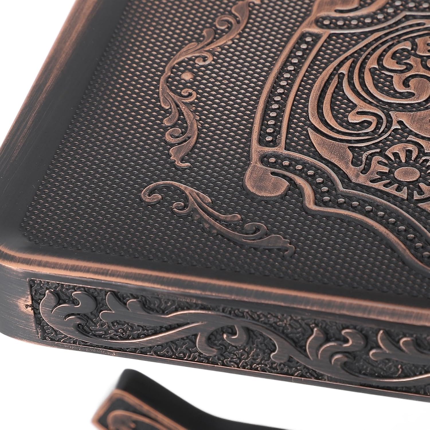 High-Premium Retro Zinc Alloy Toilet Paper Holder for Space-Saving Storage